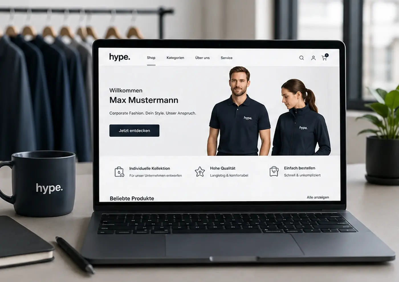Persönliche Startseite des Mitarbeitershops